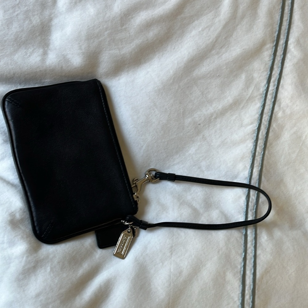 Coach black wristlet. - Picture 2 of 3